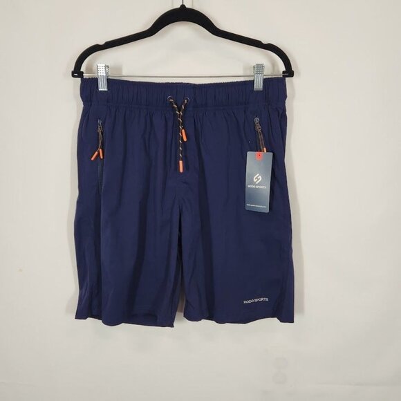 NWT HODOSPORTS Mens No Liner Swim Trunks Quick-Dry with Zipper Pockets Size Med - Picture 4 of 7